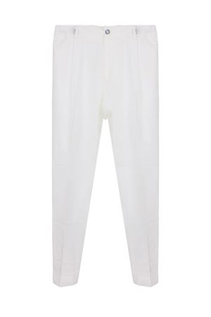 Pantalone in cotone bianco BE ABLE | NEWRICCARDOMGOBIANCO
